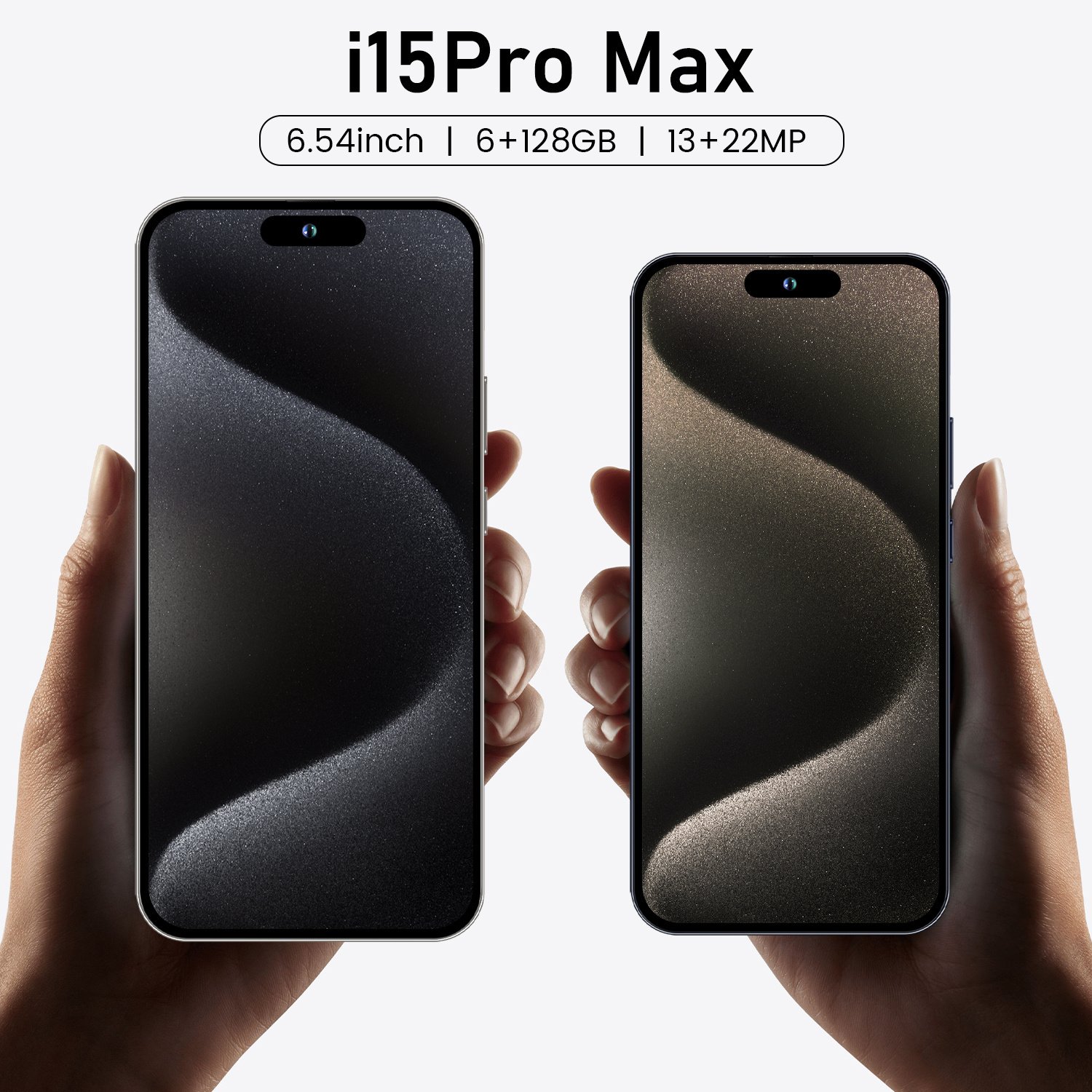 2024 i15 5G Smartphone 15 Pro Max Used with 16GB RAM 1TB ROM Dual SIM 3G Shockproof Features Hot Selling with Wholesale Options